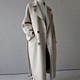 Hot selling long winter ladies wool coat double breasted peacoat trench overcoat cashmere wool coats women