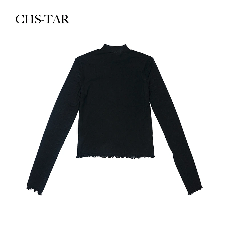 Mesh Ls Funnel Neck