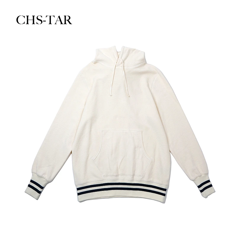 Fleece Hoodie With Tipping
