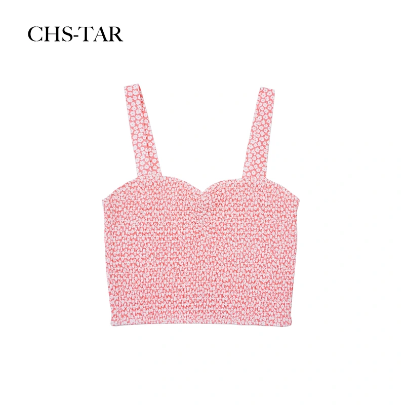 Sweetheart Neck Shirring Singlet