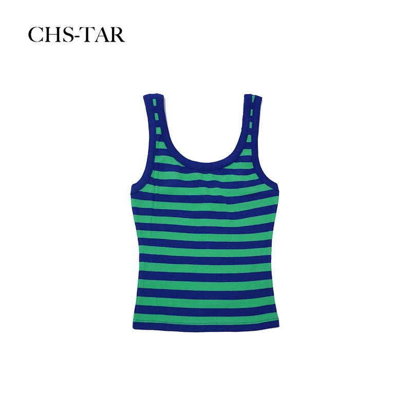 Rib Scoop Neck Tank Top