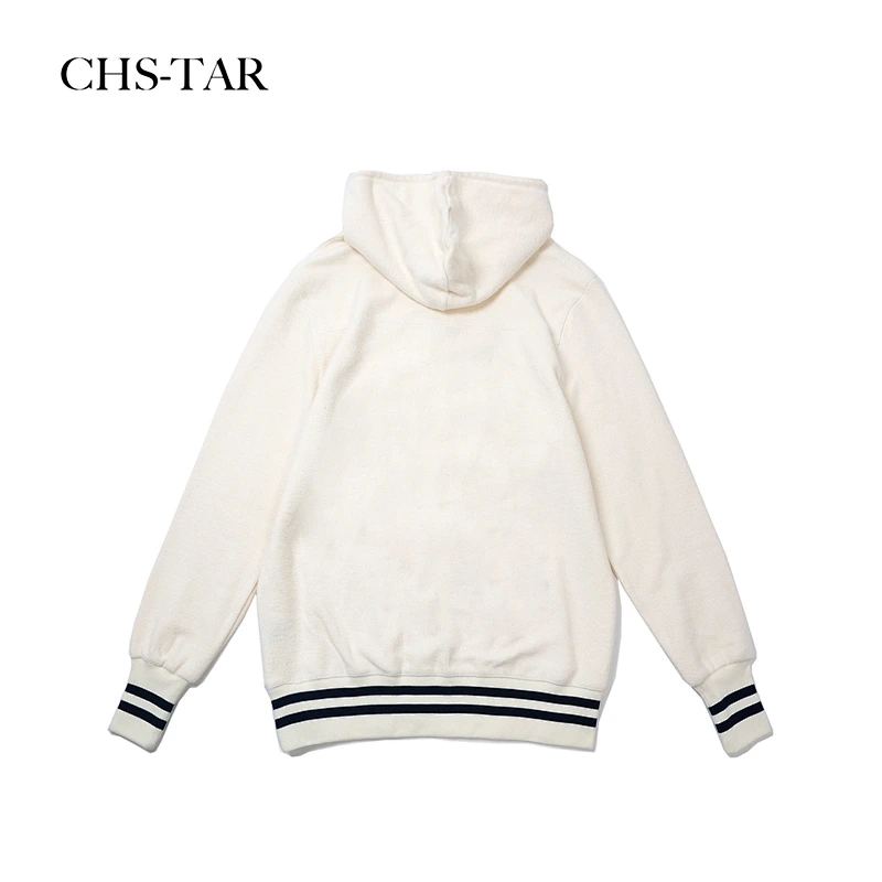 Fleece Hoodie With Tipping