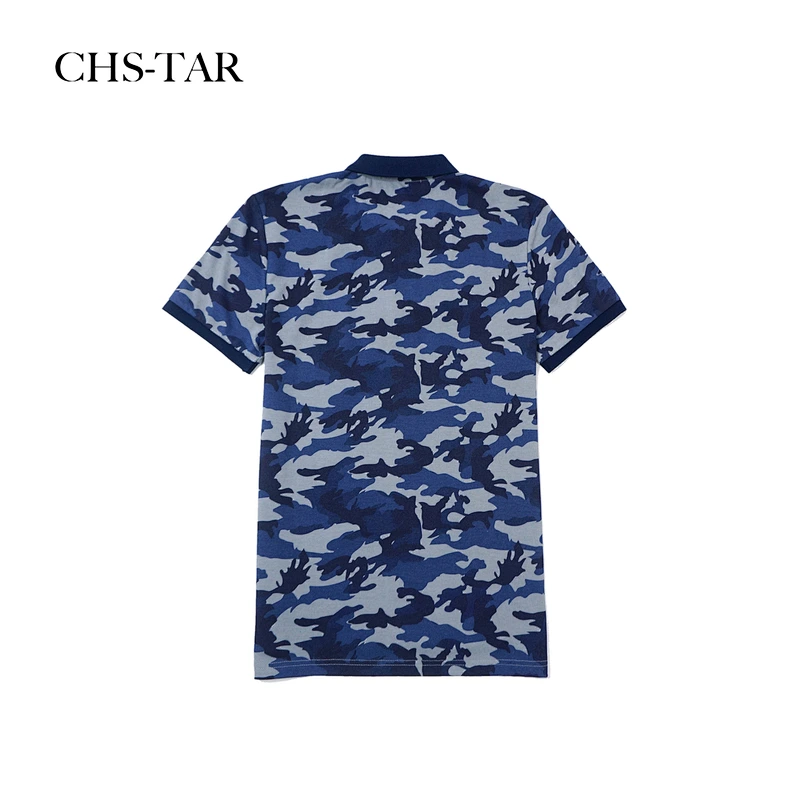 Printed Pique Polo