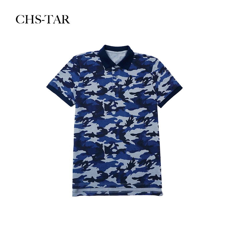 Printed Pique Polo