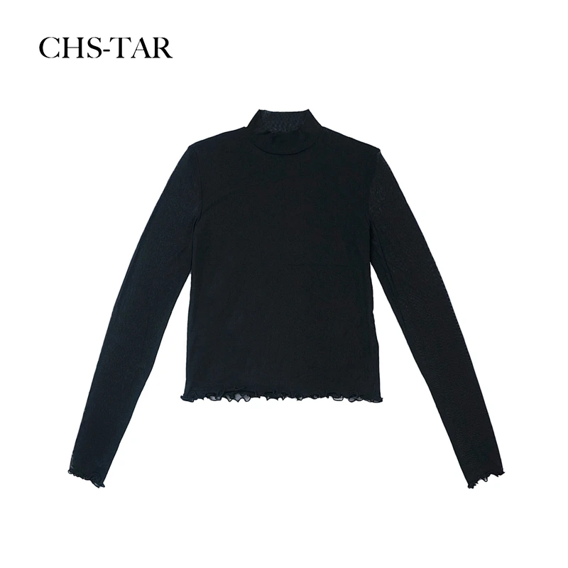 Mesh Ls Funnel Neck