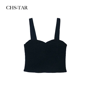 Sweetheart Neck Shirring Singlet