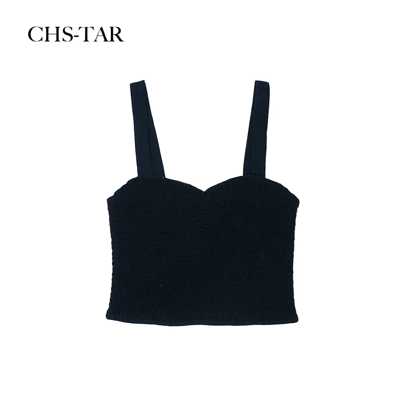 Sweetheart Neck Shirring Singlet