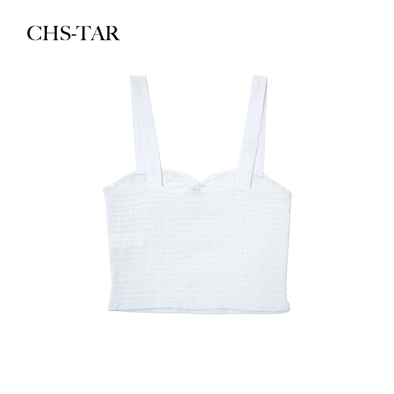Sweetheart Neck Shirring Singlet