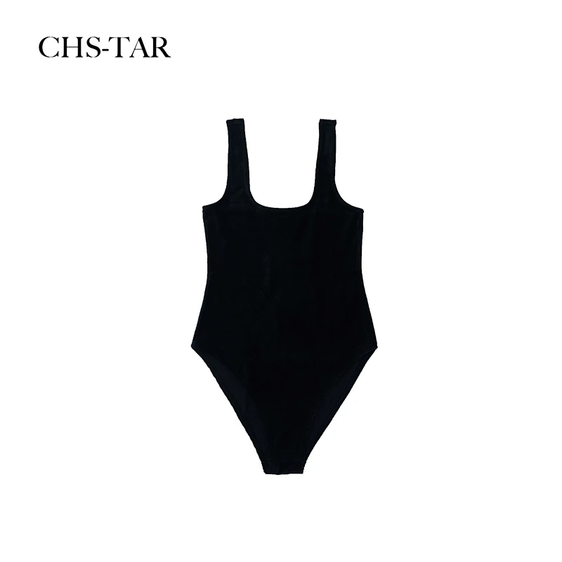 Cord Velour Bodysuit