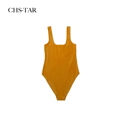 Cord Velour Bodysuit