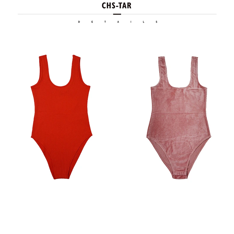 Rib Scoop Neck Bodysuit