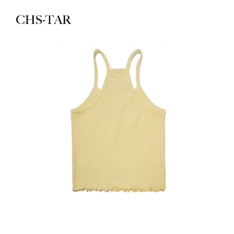 Textured Henley Racer Back Singlet