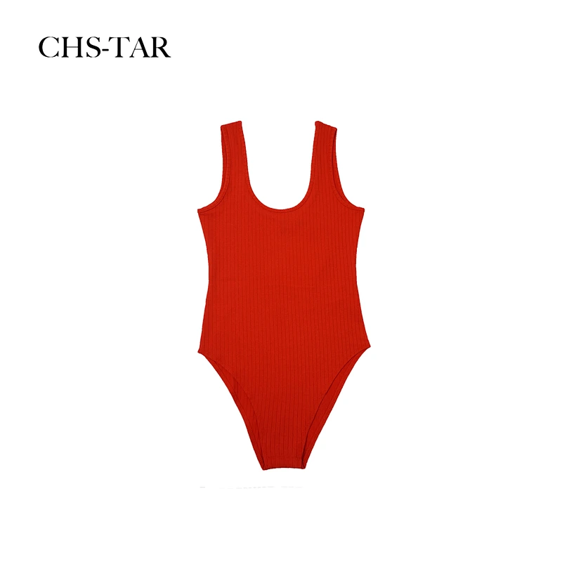 Rib Scoop Neck Bodysuit