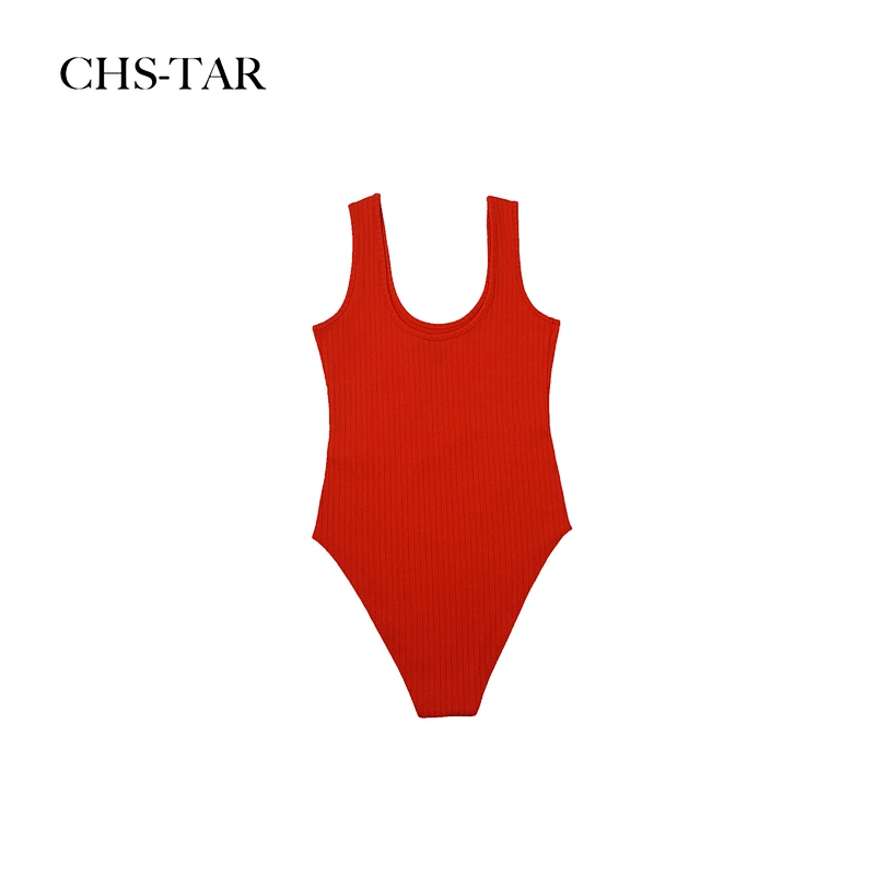 Rib Scoop Neck Bodysuit