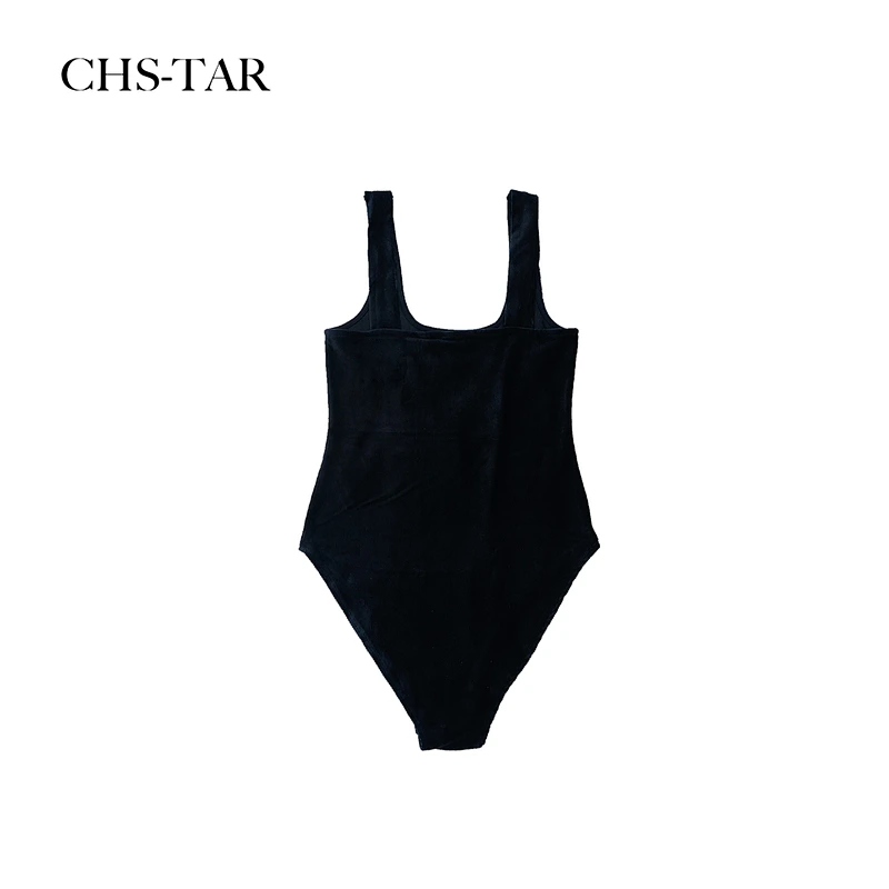 Cord Velour Bodysuit