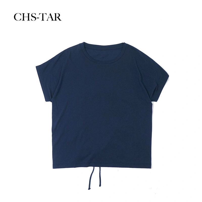 Drop Sleeve Tie Back T Shirt