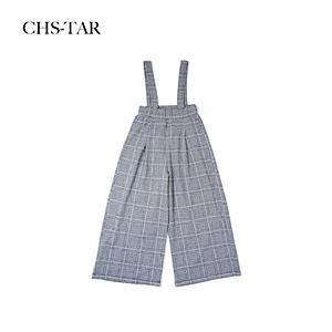 F Check Suspender Trousers
