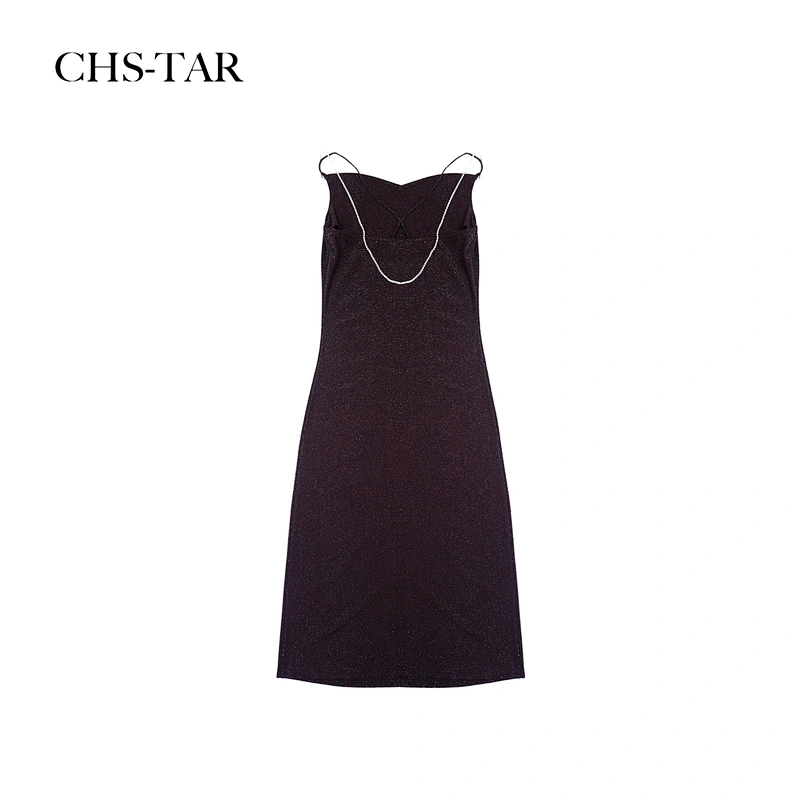 F Diamond Chain Dress