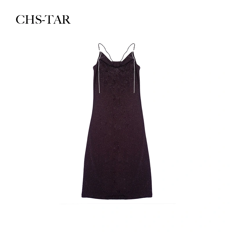 F Diamond Chain Dress