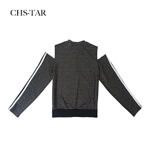 F Cherry Lurex Top