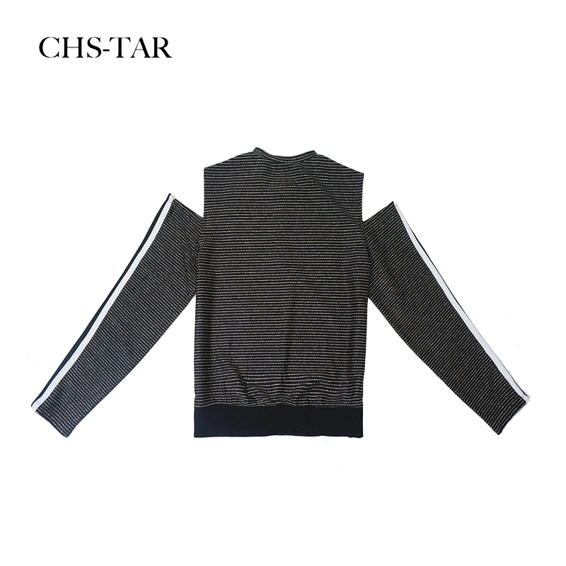 F Cherry Lurex Top