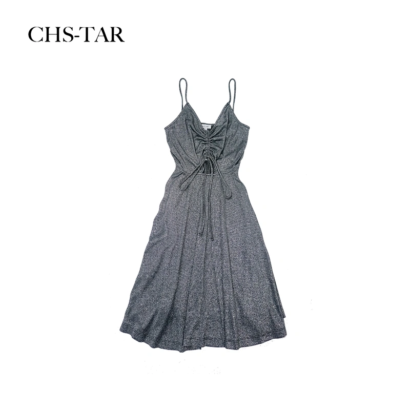 F Sherry Lurex Dress