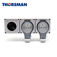 THORSMAN 1Gang 16A Switch and 2Gang Industrial electrical socket