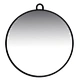Professional Large Round Handheld Salon Barbers Hairdressers Makeup Mirror with Back Handle