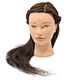 Salon 100% Real Hair Female Mannequin Head Training Head Styling Cosmetology Manikin Head