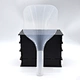 White Hairdressing Haircut Face Mask Shield Cover Hair Cutting Dyeing Protector with Handle Pro Salon Hair Styling Care Tools