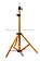 Golden Head Tripod Adjustable Mannequin Training Head Model Holder Hairdressing Clamp