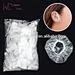 Disposable Waterproof Earmuffs Ear Cover Hair Dye&Hair Bathing Disposable Shields Beauty Shower Cap Earmuffs White