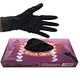 20pcs Thicken Gloves Hair Perm Hair Shampoo Hair Coloring Black Latex Reusable Gloves Salon Hairdressing Styling Tools S/M/L