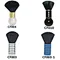 Small Soft Cosmetic Single Mineral Powder Brush with Round Cut Bristles for Face & Body Makeup Tool