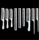 Metal Cutting Comb Hair Hairdressing & Barbers Salon Combs