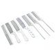 Hot Sale Space aluminum Comb For Daily And Salon Station High Temperature Resistant Comb new design hair comb