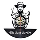 Retro 3d Wall Clock machine barber shop decoration Hanging Clocks