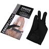 Black Heat Resistant Hairdressing Three Fingers Glove Hair Straightener Curling Hairdressing 3 Finger Gloves Hair Styling Tools