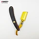 bright silver Polish Men's Straight Shaving Solid Wood Handle Replaceable blade