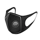 Wholesale black non-woven fabric face mask 5 layers reusable 95 filter paper face masks