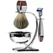 Men's Beard Shaving Set Stainless Steel Bowl  Stand Badger Brush Mustache Shaving Tool Razor Holder With Beard Clean Brush Kit
