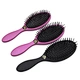 Hair Care Spa Massage Comb plastic Paddle Pointed Handle Teeth Hair Brush Antistatic Cushion Comb