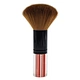 Cleaning plastic hairdressing tools Crystal lined plastic neck duster cleaning nylon hair brush neck brush for barber