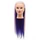 Colorful Hair For Hairdressers Training Model Mannequin Head Long Wig Mannequin head wig braiding