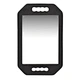 Top-selling barber shop mirror with one side handle bath+mirrors mirror with long handle
