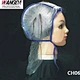 Hot Silicon Gel hair dye ear cap Reusable Professional Salon Hair Color Coloring Highlighting Dye Cap for Hair Extension