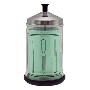1000ML Salon Disinfectant liquid Jar Barbershop Haircut Scissors Barbicide Disinfecting Jar