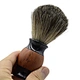 New style Beard Brush Wooden Handle Shaving Brush for Salon  Travel Use Facial Beard Cleaning Shaving Brush