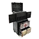 Rolling Makeup Train Hair Salon Tools Trimmer Storage Custom Clipper  Barber tools Case Canvas Luggage Case
