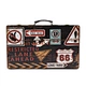 Restoring ancient way Hight quality Hairdressing trolley luggage cosmetic toolbox  hair stylist dedicated Salon tool rolling box
